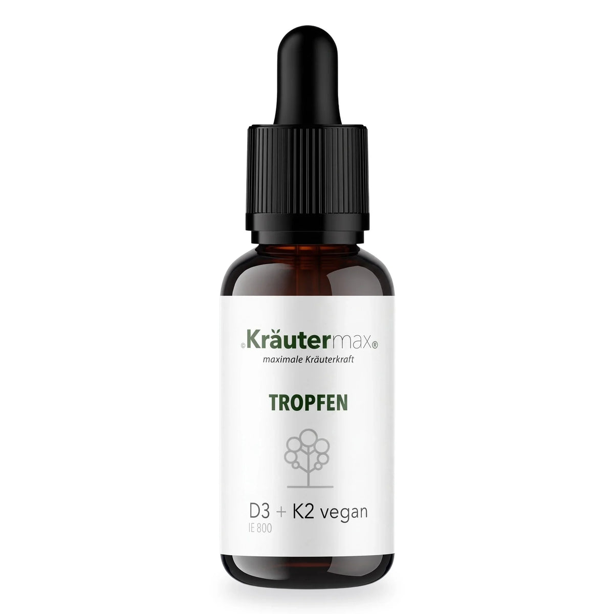 Vitamin D3 800 IE K2 Tropfen vegan 50 ml