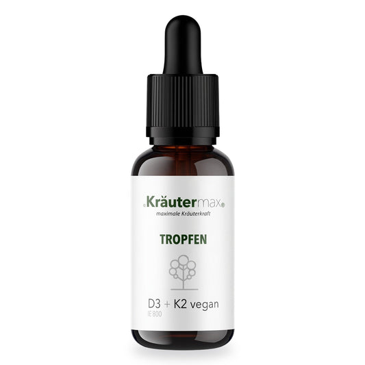 Vitamin D3 800 IE K2 Tropfen vegan 50 ml – Kräutermax