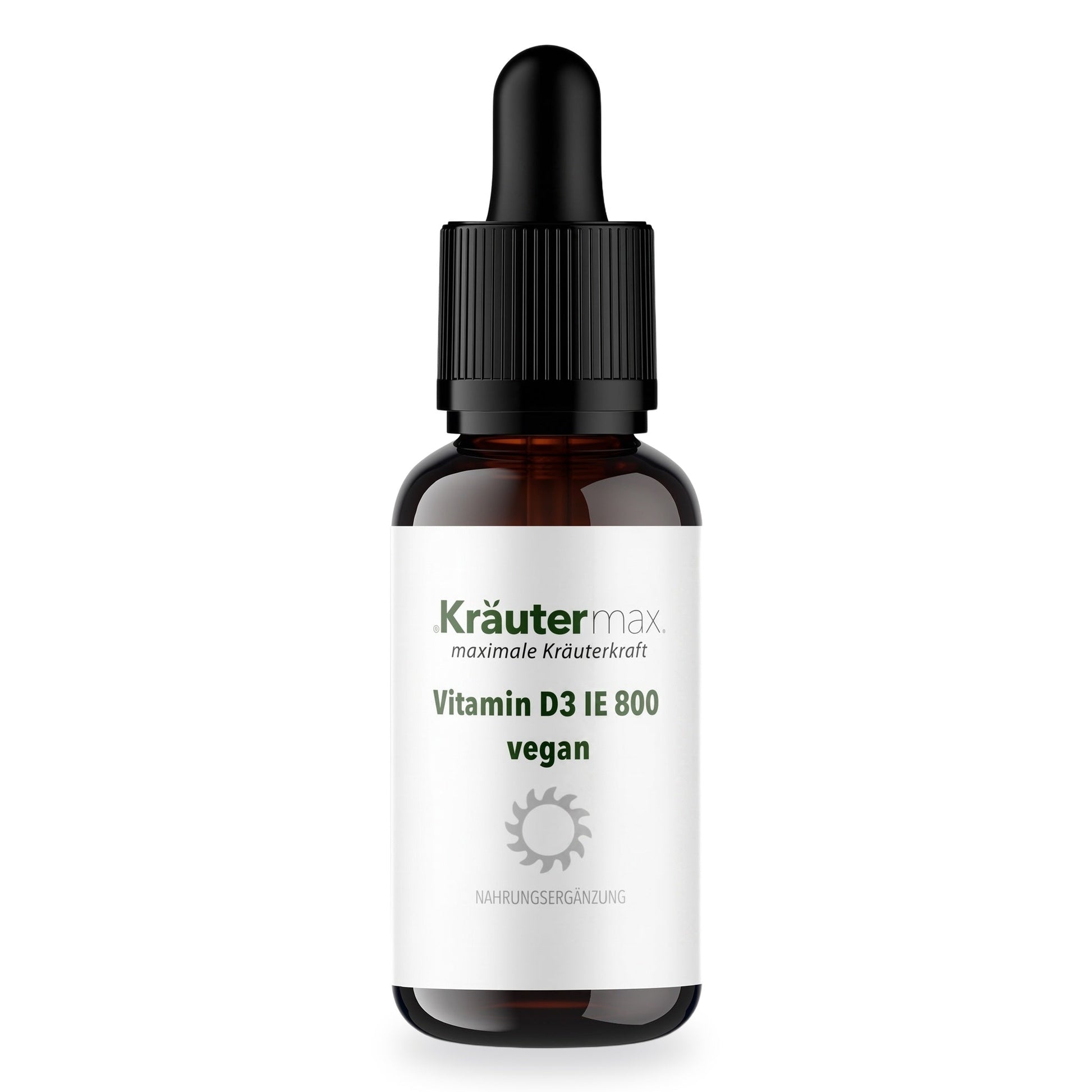 Vitamin D3 IE 800 Vegan Tropfen 15 ml – Kräutermax