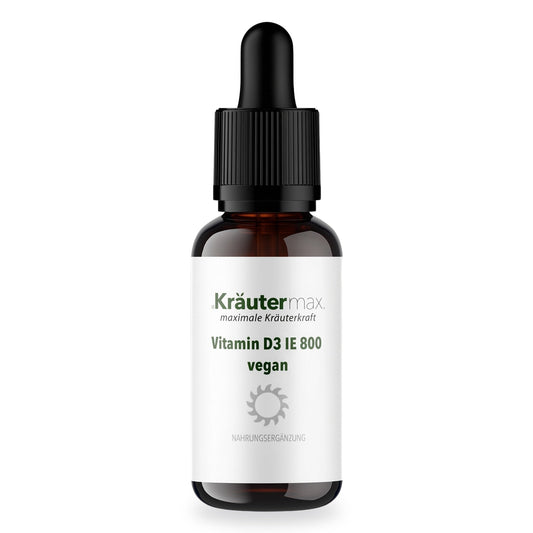 Vitamin D3 IE 800 Vegan Tropfen 15 ml – Kräutermax