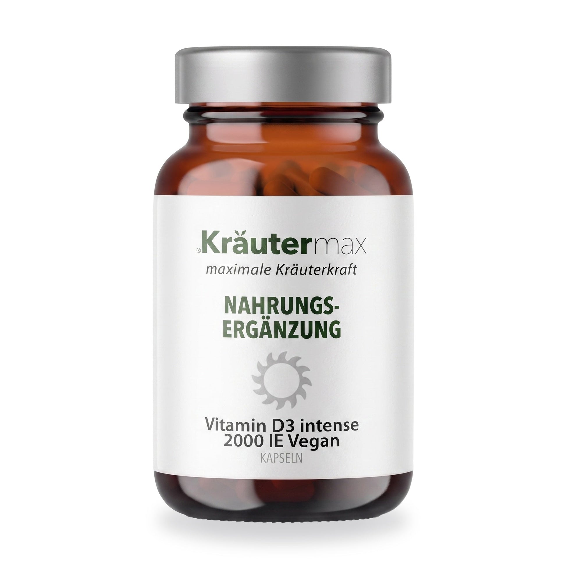 Vitamin D3 vegan 2000 IE Kapseln 90 Stück – Kräutermax