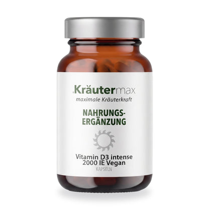 Vitamin D3 vegan 2000 IE Kapseln 90 Stück – Kräutermax