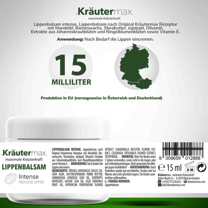 Lippenbalsam intense 3 x 15 ml AKTION