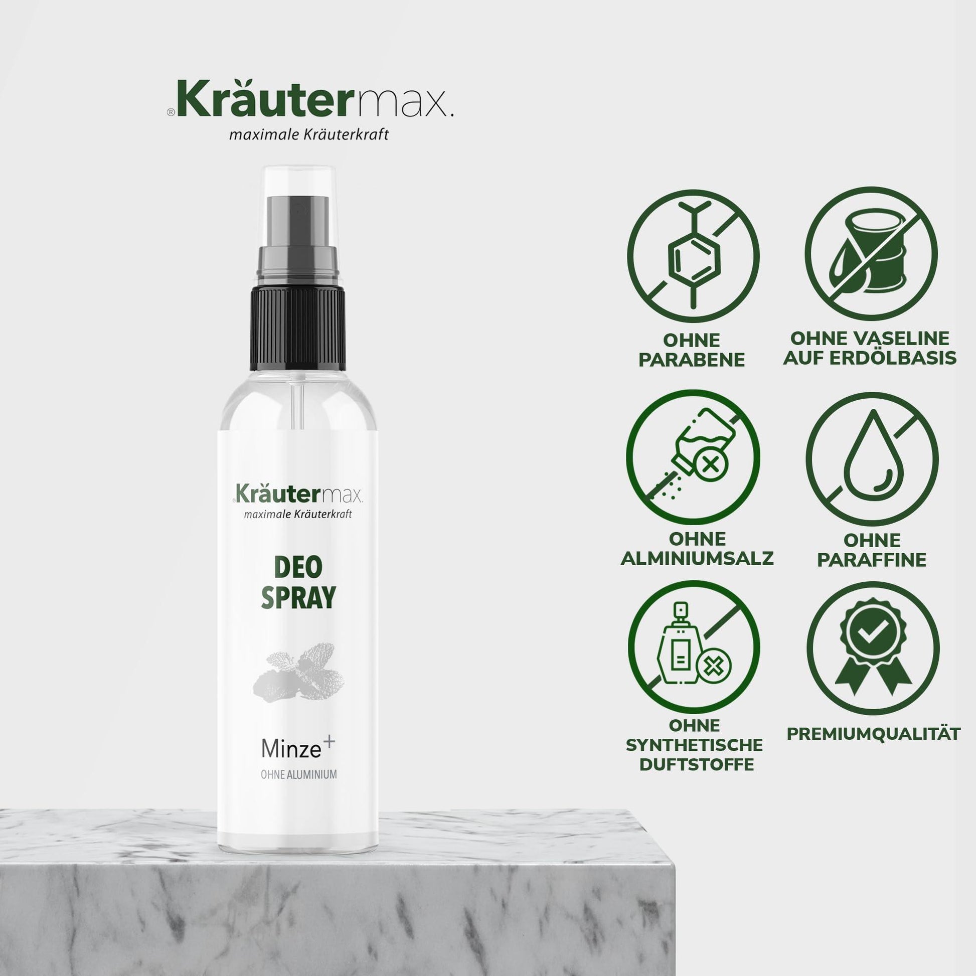 Minze Deo 4 x 100 ml 4 Vorteile