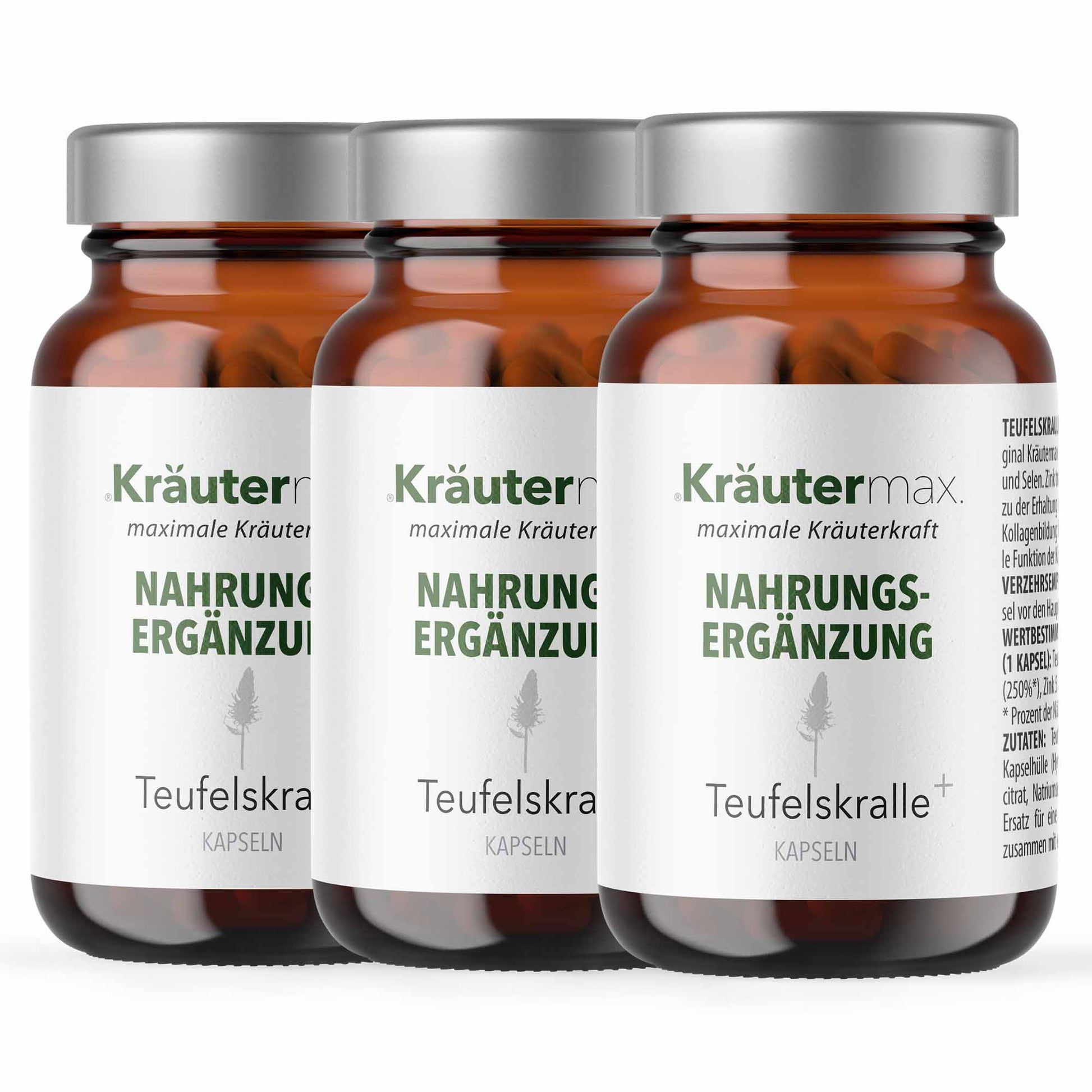 Light Gray Teufelskralle Kapseln 3 x 60 Stück AKTION