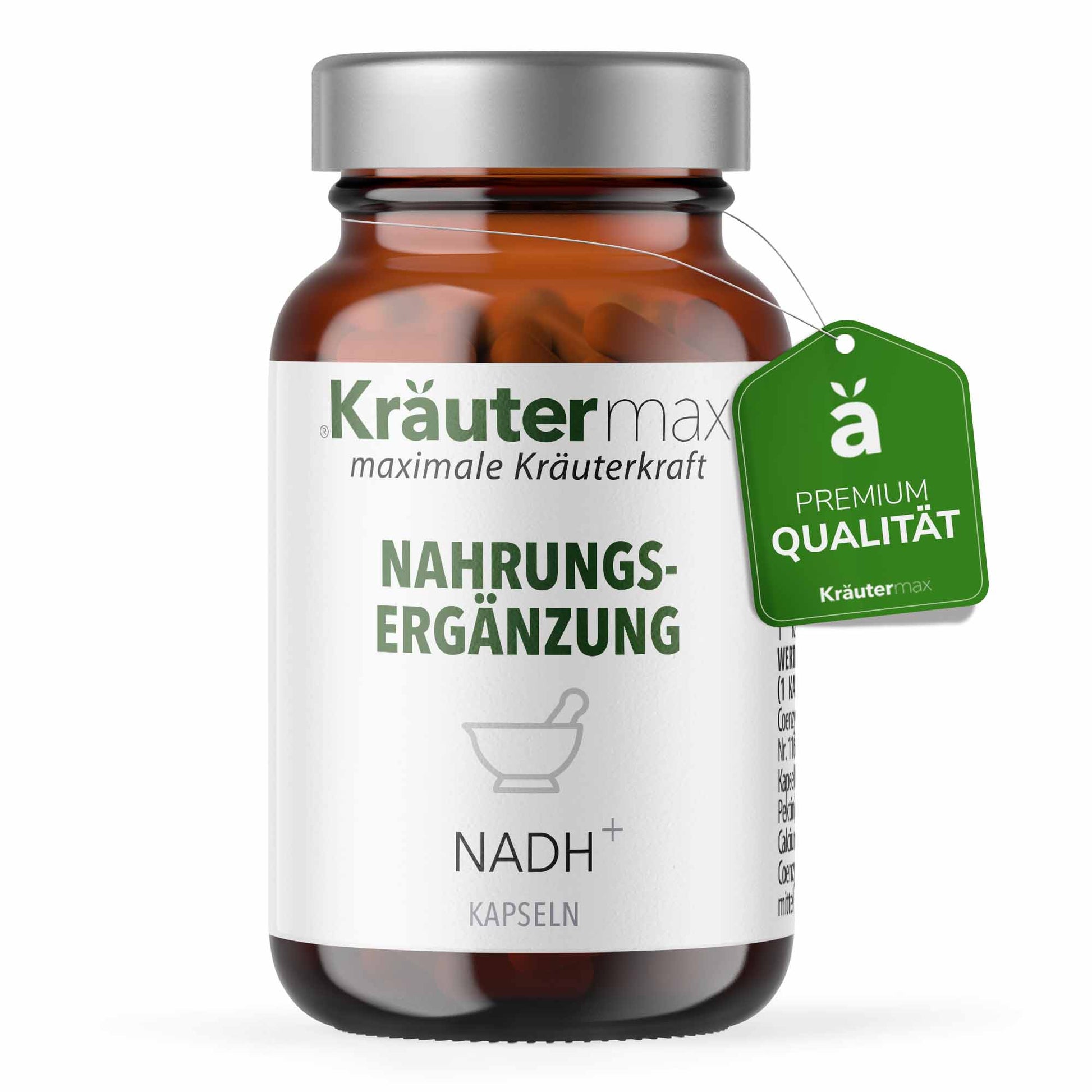 Dark Olive Green NADH Kapseln mit Coenzym Q10 und Carnitin 1 x 60 Stück