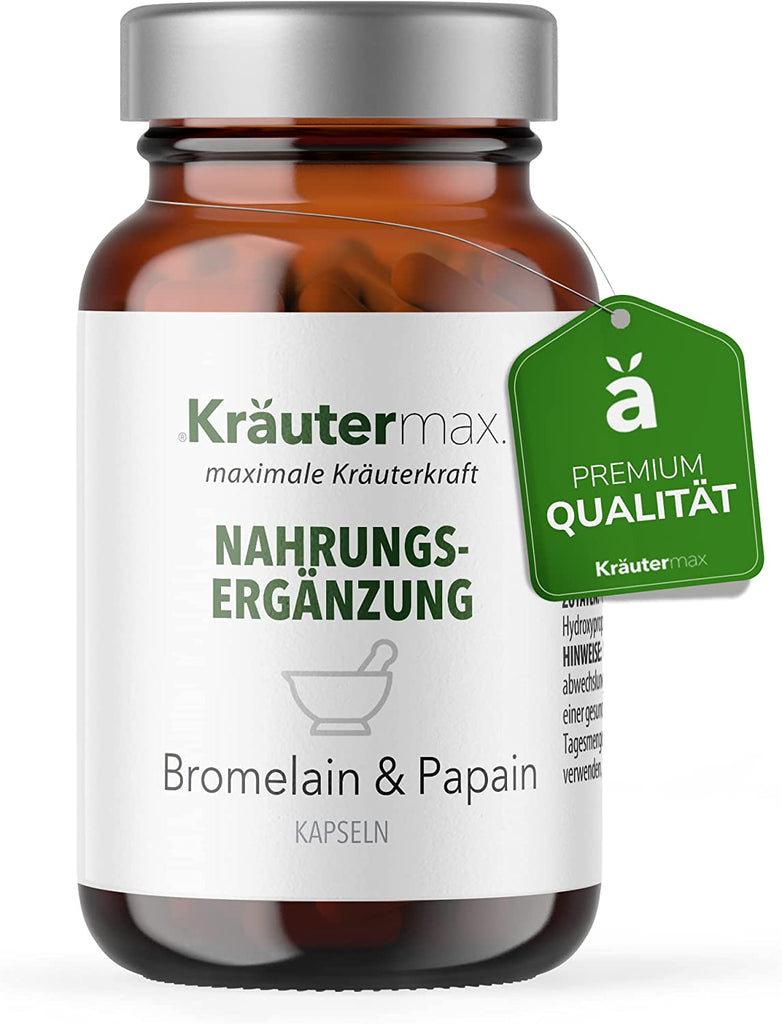 Dark Olive Green Bromelain und Papain Kapseln 1 x 90 Stück