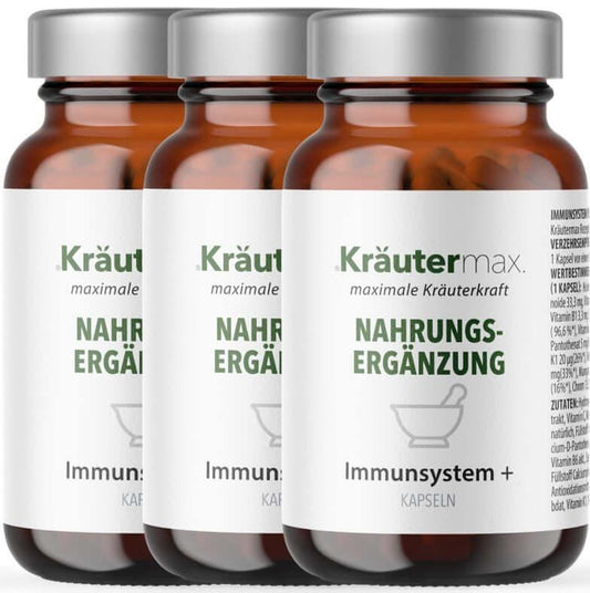 Immunsystem Kapseln 3 x 90 Stück AKTION - Kraeutermax