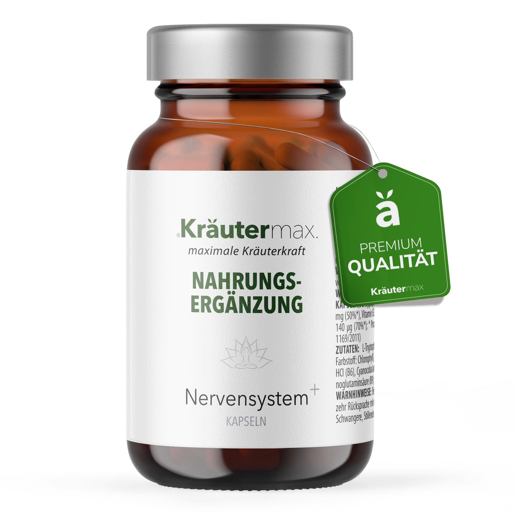 Dark Olive Green Nervensystem Kapseln L Tryptophan Vitamin B6 1 x 60 Stück