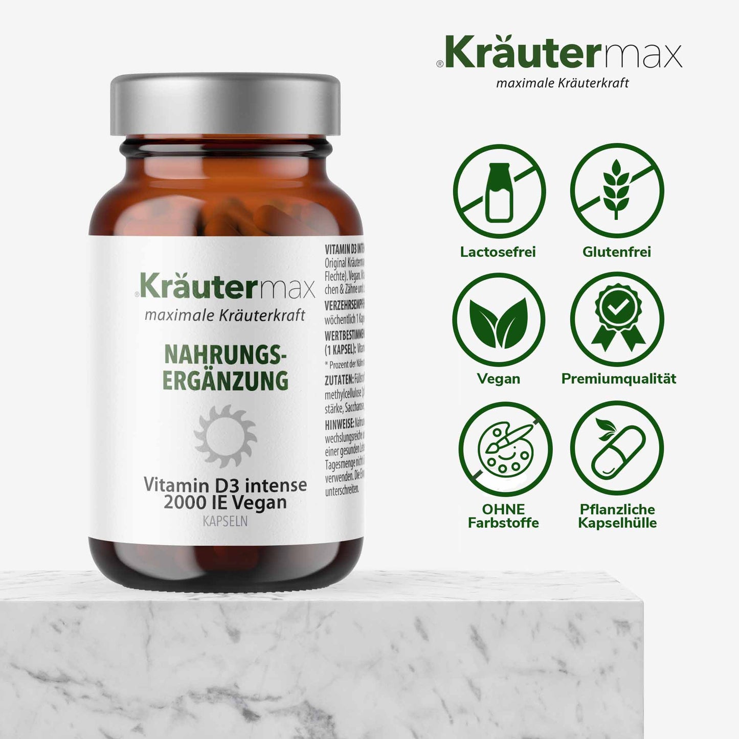 Lavender Vitamin D3 2000 IE Kapseln 3 x 90 Stück AKTION