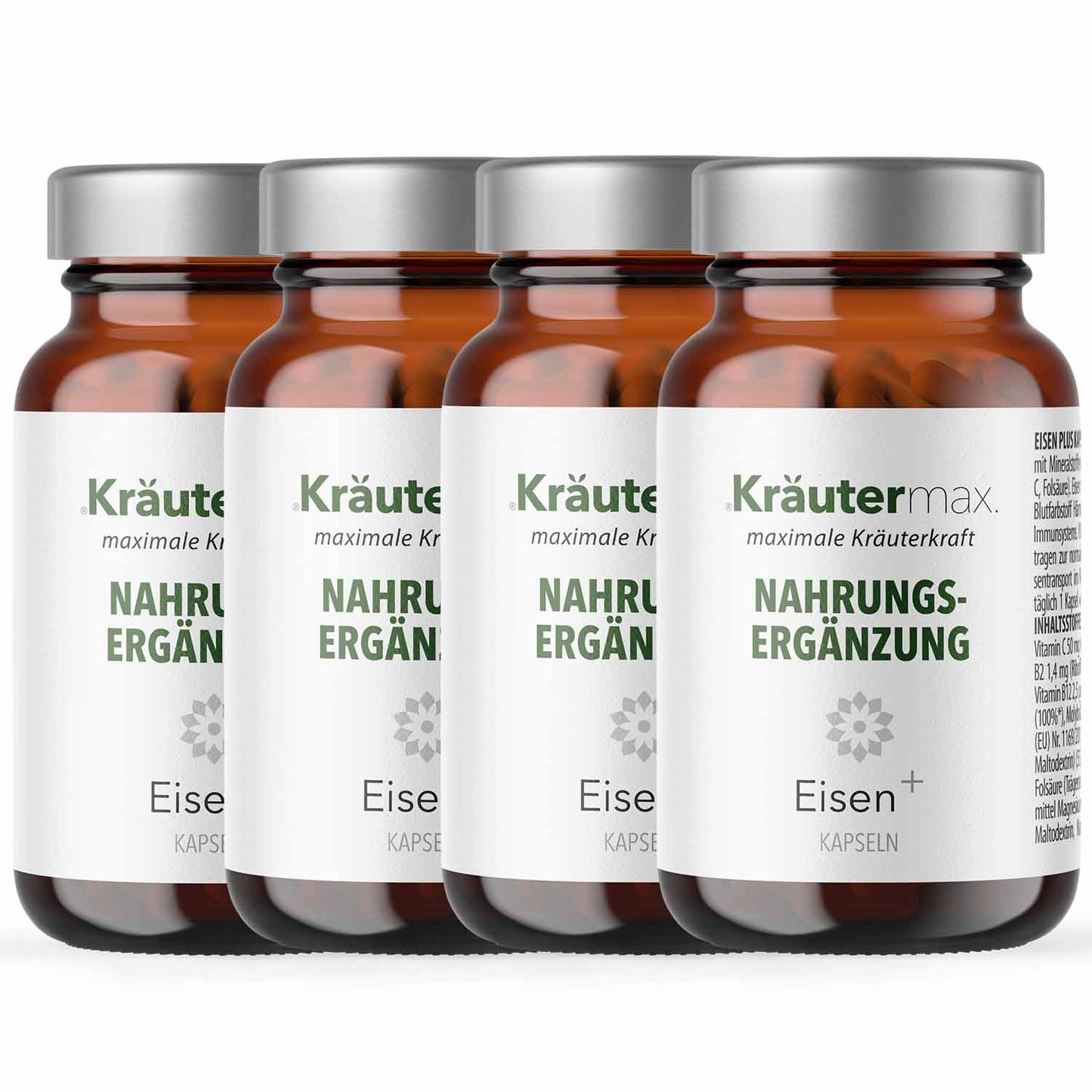 Eisen mit Vitamin C Kapseln 4 x 60 Stück Aktion