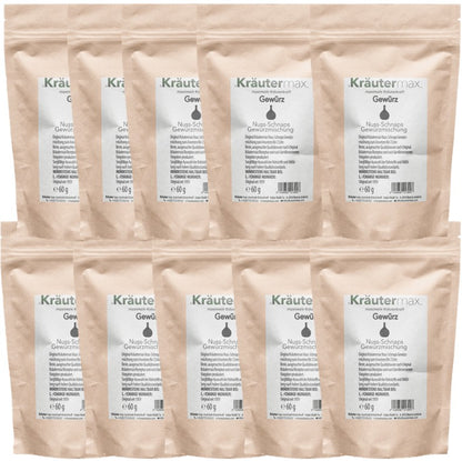 Nussschnaps Gewürz Ansatz Mischung für 2 Liter 10 x 60 g AKTION