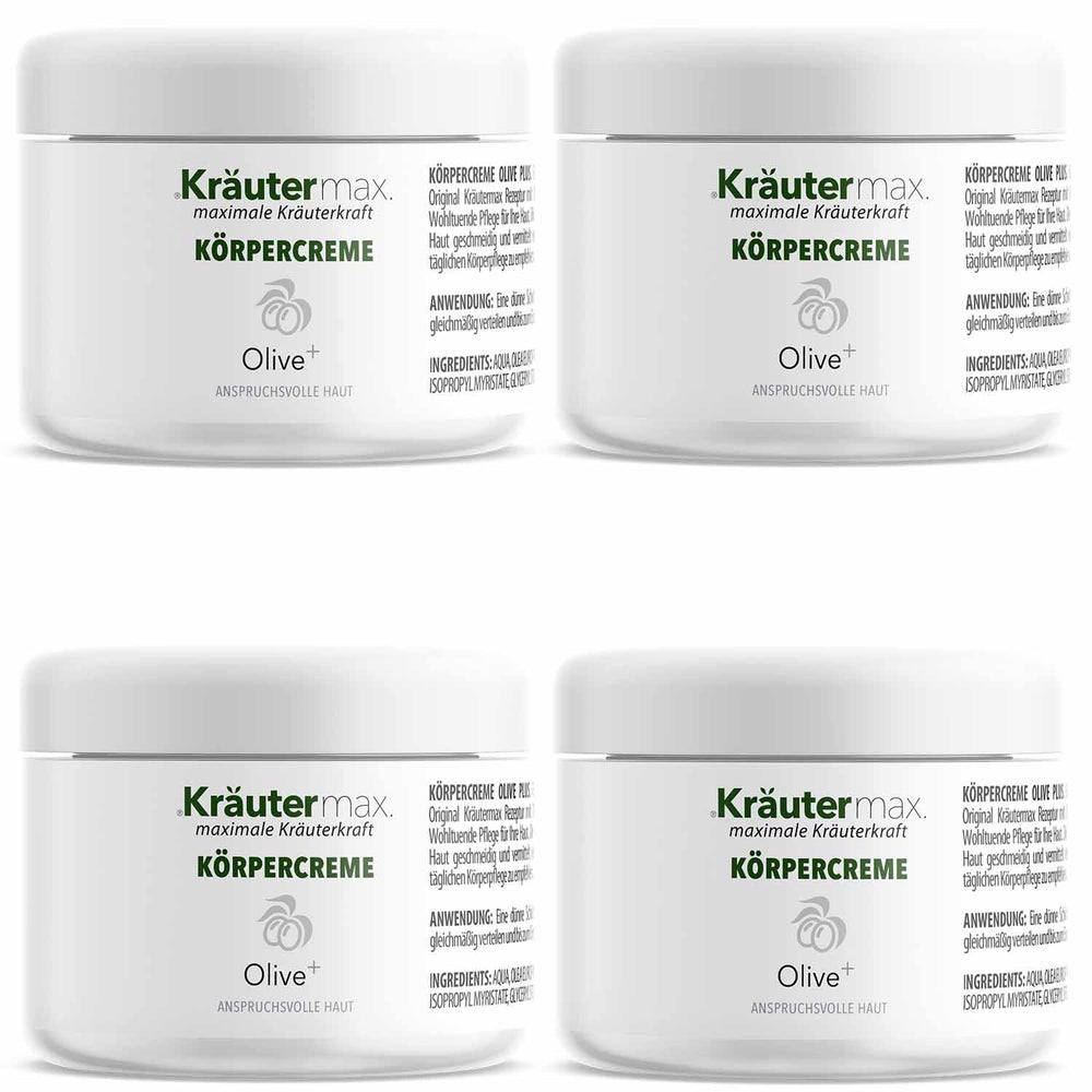 Oliven Körpercreme 4 x 200 ml AKTION