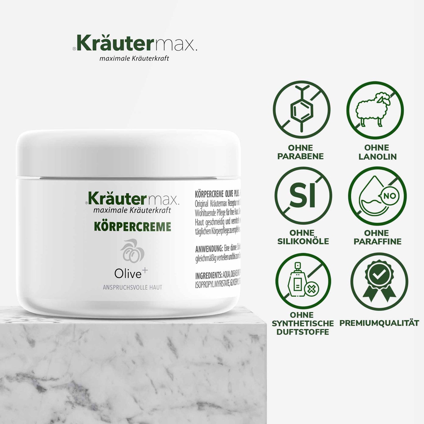 Oliven Körpercreme 4x200 ml Aktion 4 Vorteile