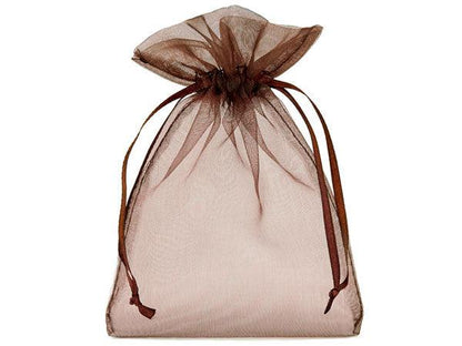 Organza Geschenkbeutel Braun