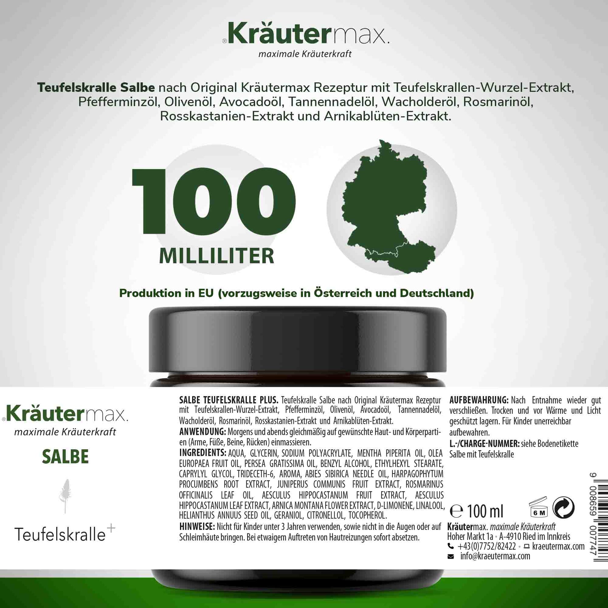 Dark Slate Gray Teufelskralle Salbe 1 x 100 ml
