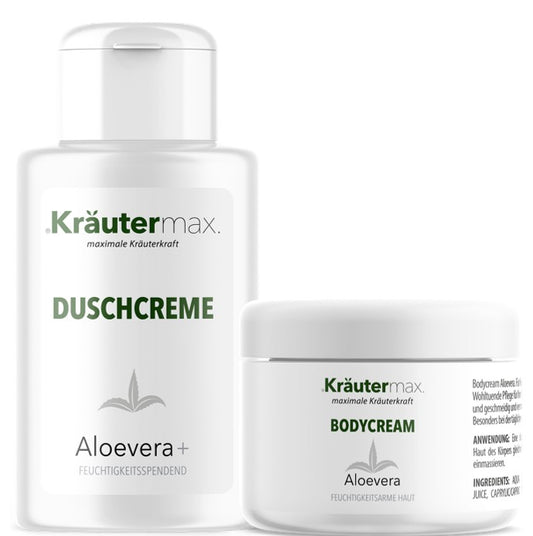 Aloevera Duschcreme + Bodycream Set AKTION
