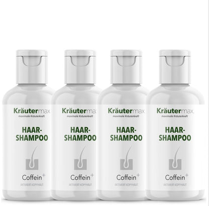 Haarshampoo Coffein+  4 x 250 ml