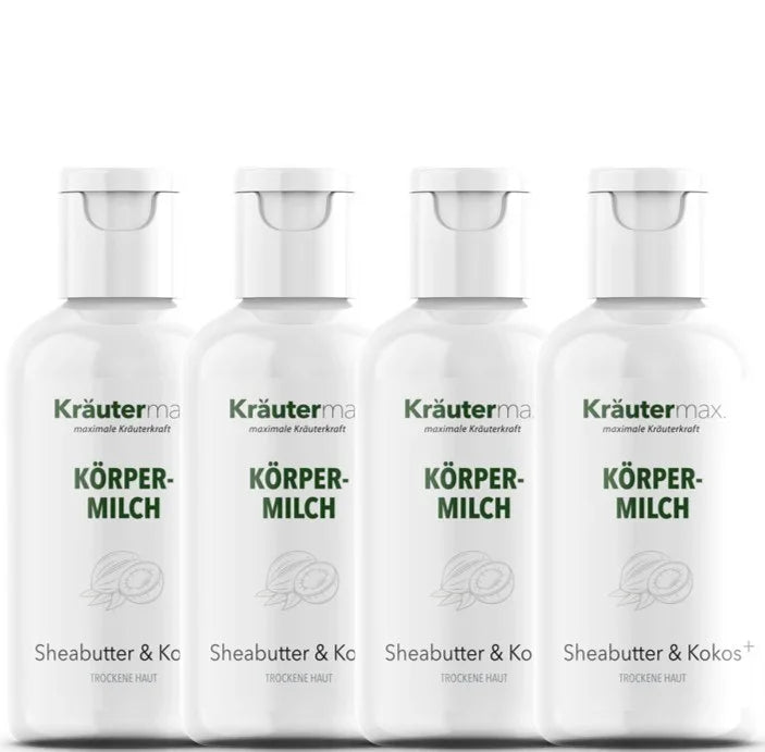 Körpermilch Sheabutter & Kokos+ 4 x 250 ml