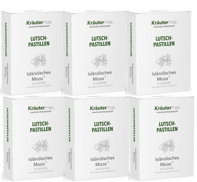 Isländisch Moos Lutschtabletten 6 x 36 Stk.