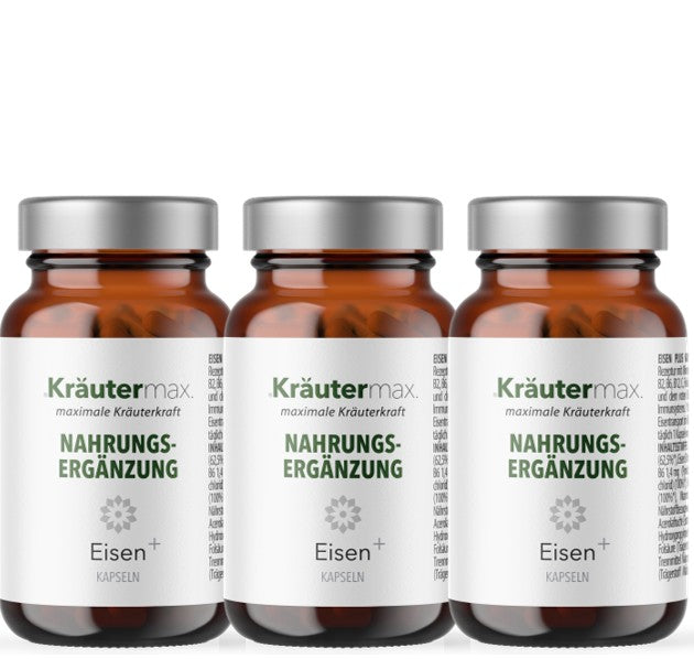 Eisen mit Vitamin C Kapseln 60 Stück