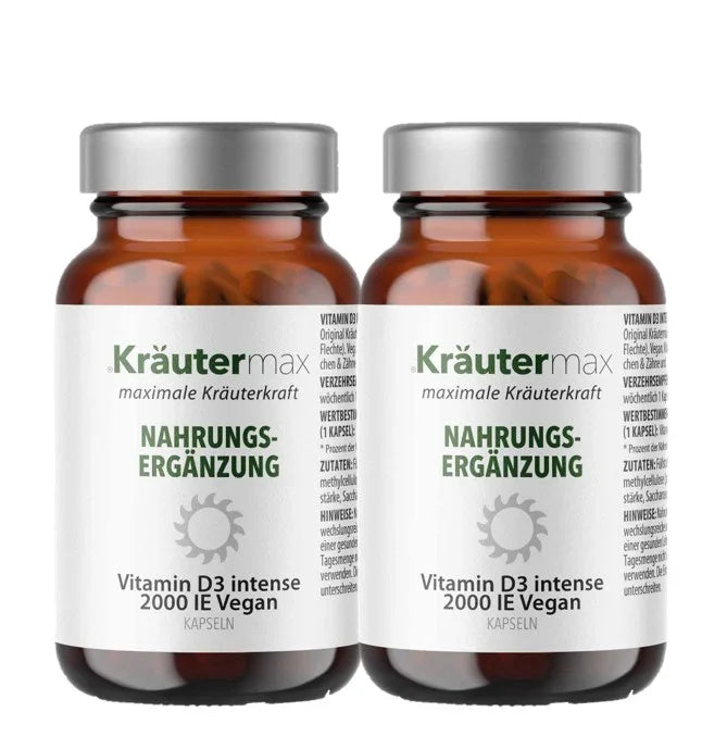 Vitamin D3 vegan 2000 IE Kapseln 2 x 90 Stück