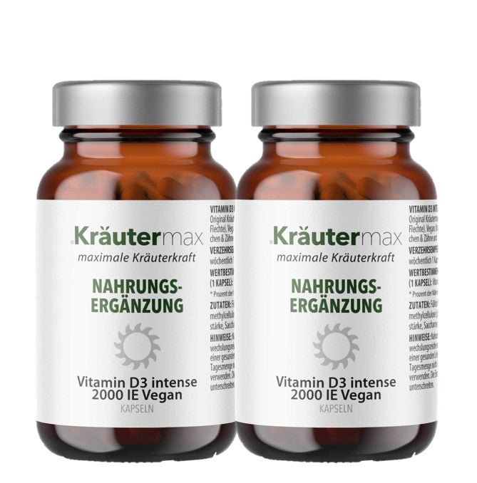Vitamin D3 vegan 2000 IE Kapseln 2 x 90 Stück