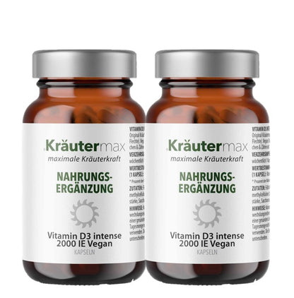 Vitamin D3 vegan 2000 IE Kapseln 2 x 90 Stück