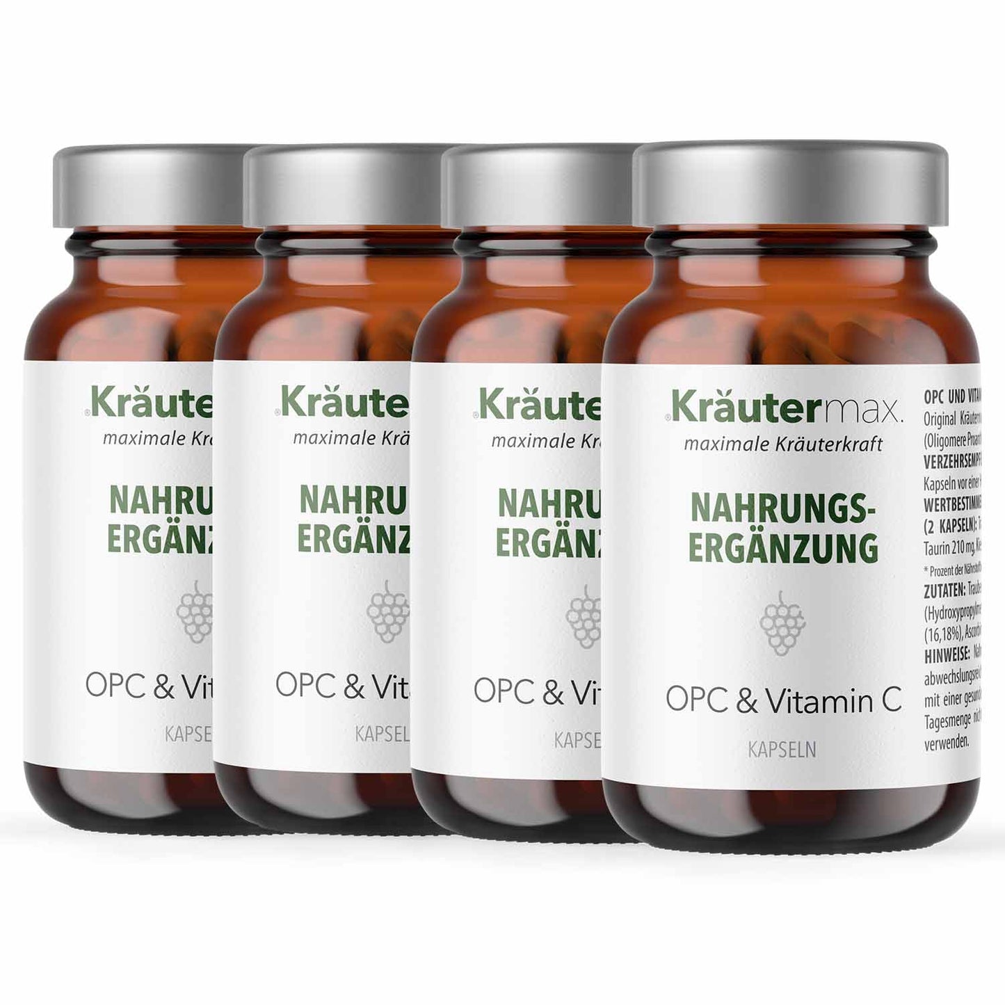 OPC und Vitamin C Kapseln Kapseln 4 x 90 Stück AKTION