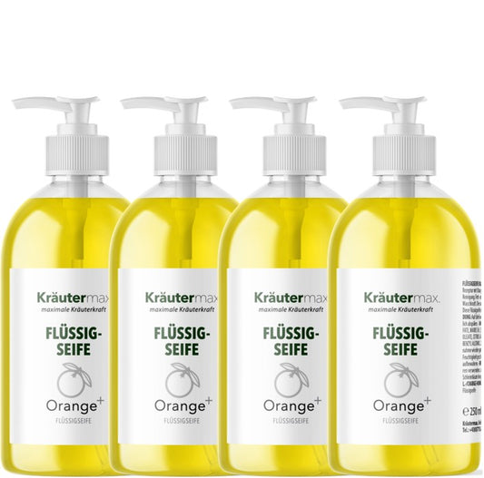 Orangen Seife flüssig 4 x 250 ml