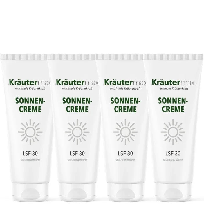 Sonnencreme für Gesicht und Körper LSF 30 | 4 x 70 ml
