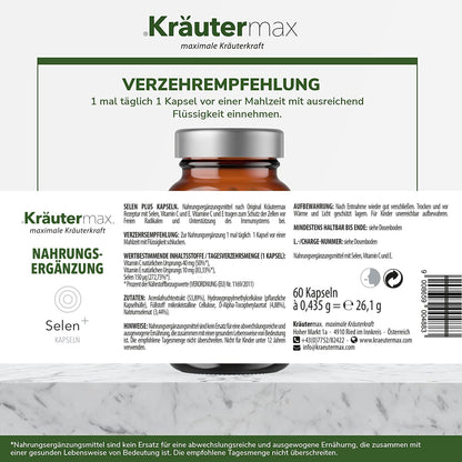 Selen Vitamin Kapseln 1 x 60 Stück