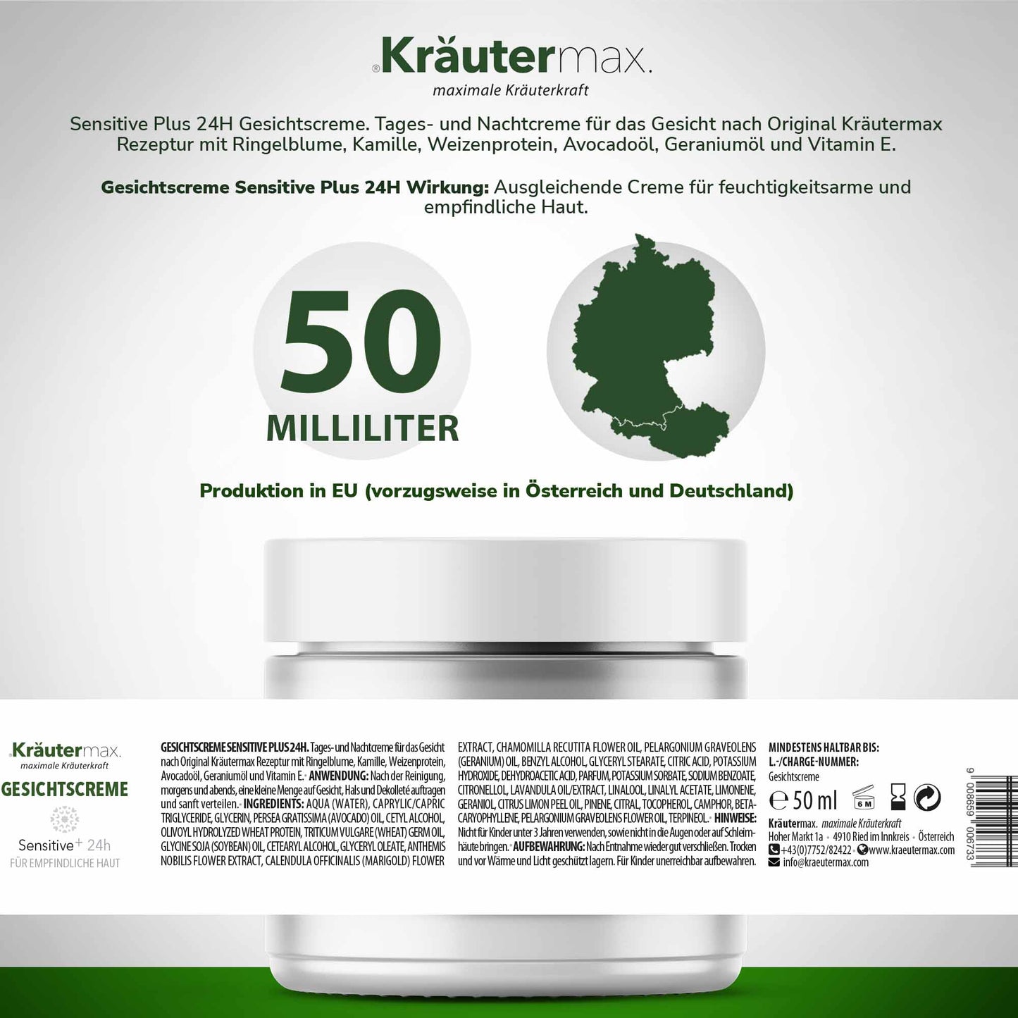 Sensitive Gesichtscreme 1 x 50 ml