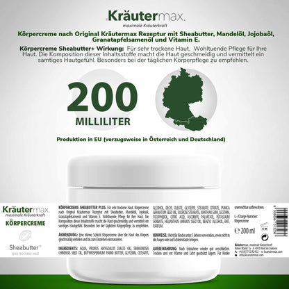 Sheabutter Körpercreme 1 x 200 ml