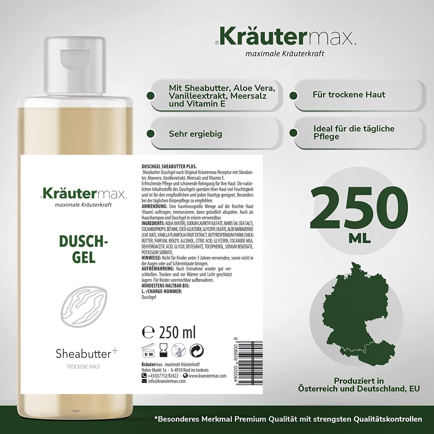 Sheabutter Duschgel 1 x 250 ml