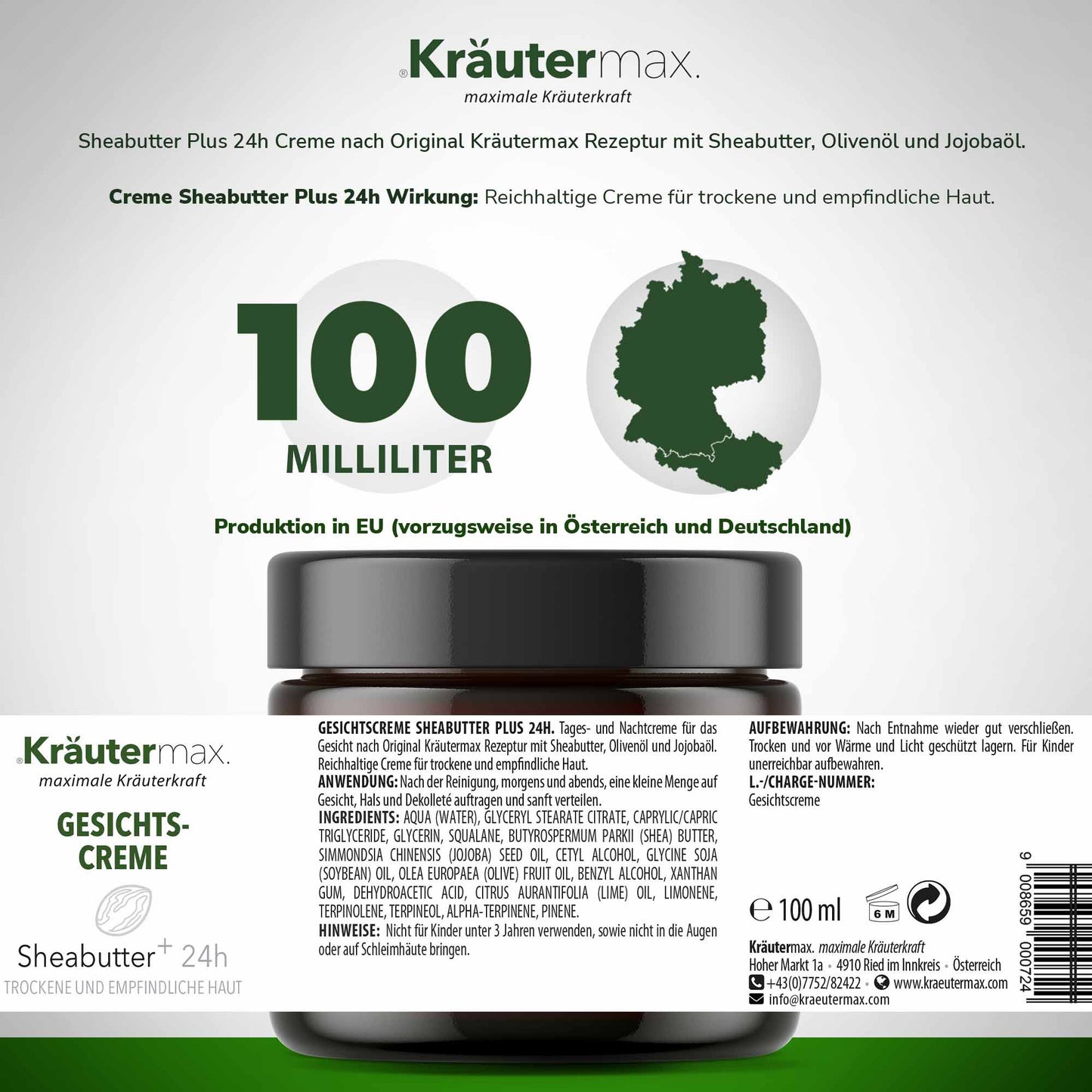 Sheabutter Gesichtscreme 1 x 100 ml