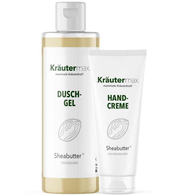 Beige Sheabutter Duschgel 1 x 250 ml + Sheabutter Handcreme 1 x 70 ml AKTION