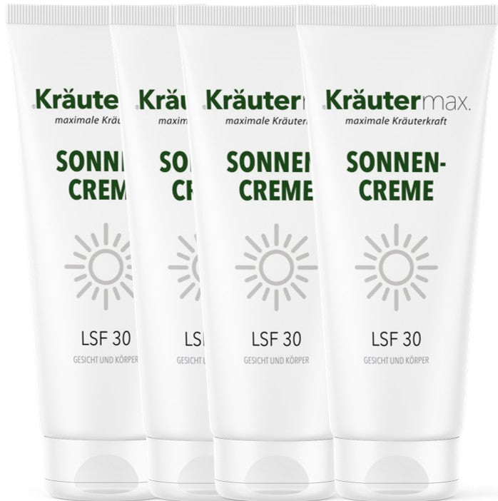 White Smoke Sonnencreme für Gesicht und Körper LSF 30 | 4 x 70 ml AKTION