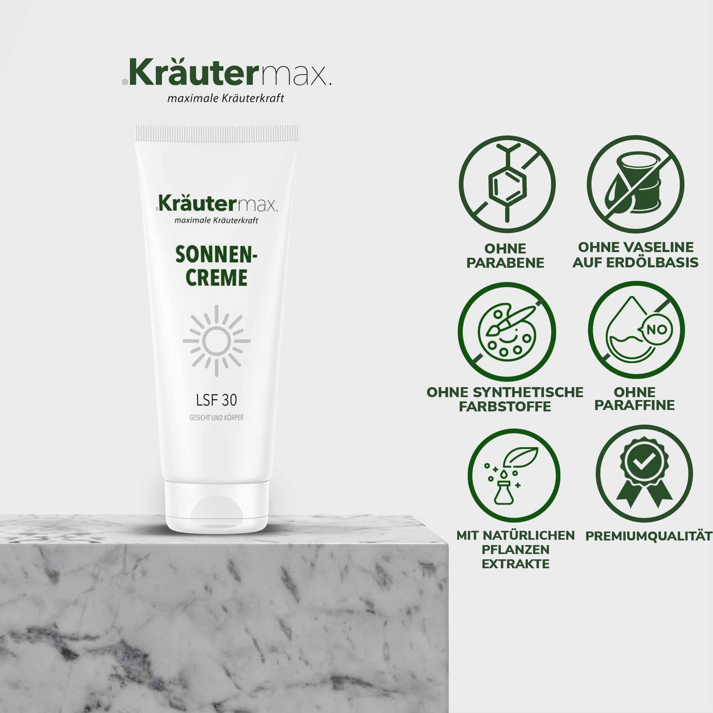Sonnencreme für Gesicht und Körper LSF 30 | 1 x 70 ml