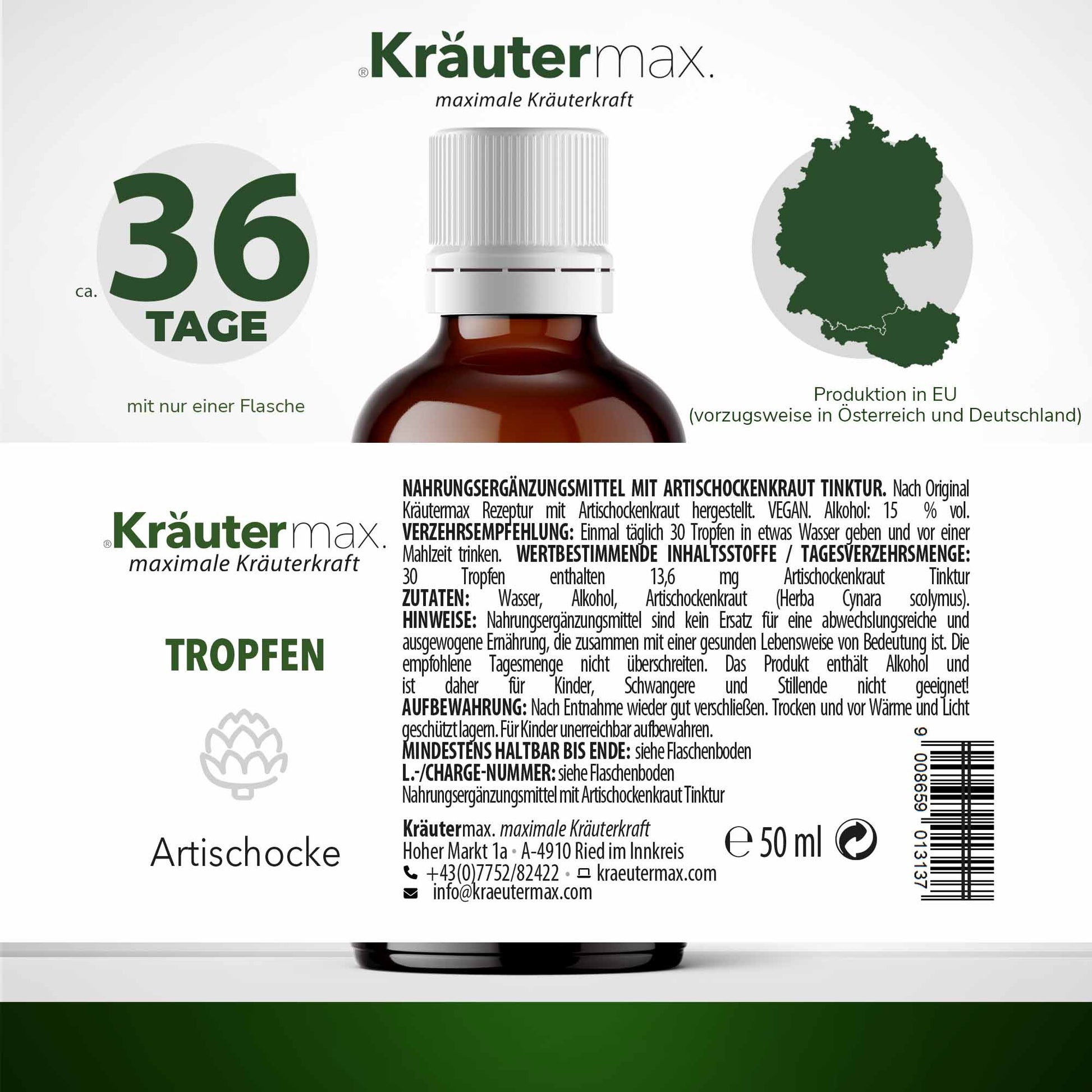 Lavender Artischocke Tropfen 1 x 50 ml