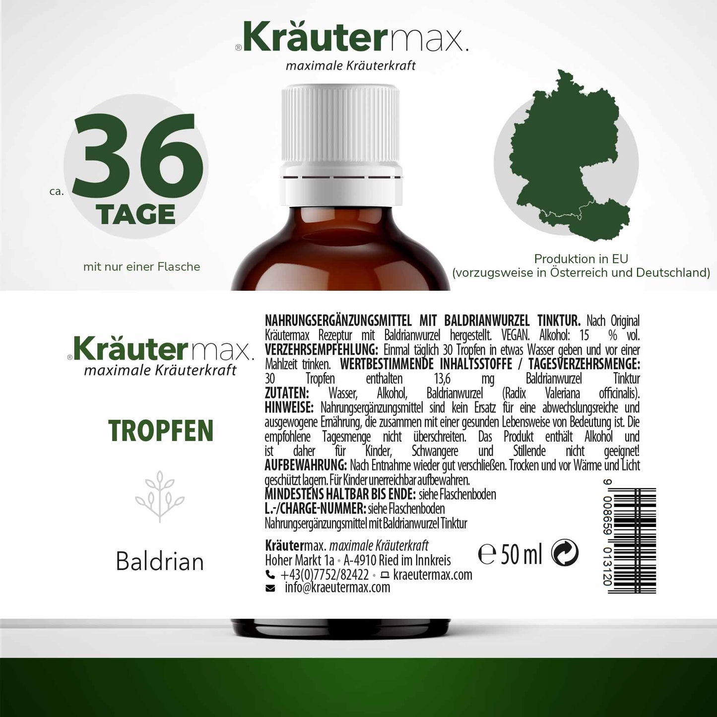 Lavender Baldrian Tropfen 1 x 50 ml