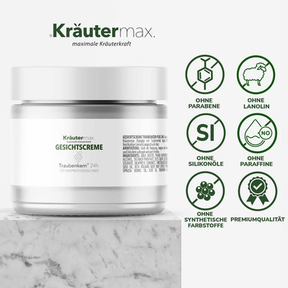 Traubenkernöl Creme Gesichtscreme 1 x 50 ml