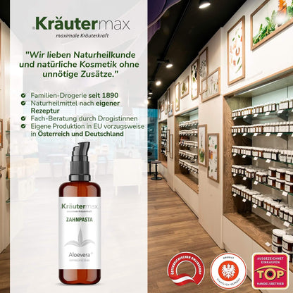 Aloe Vera Zahnpasta 4 x 50 ml AKTION - Kraeutermax