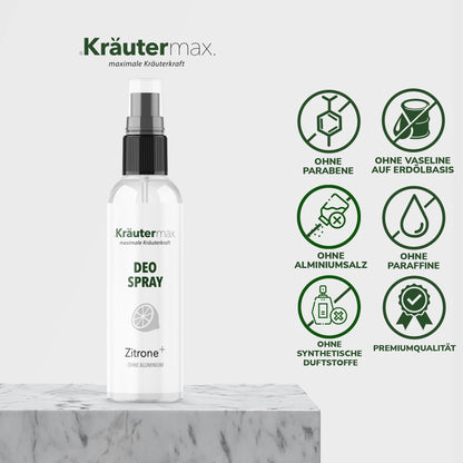 Zitrone Deo 4 x 100 ml 4 Vorteile
