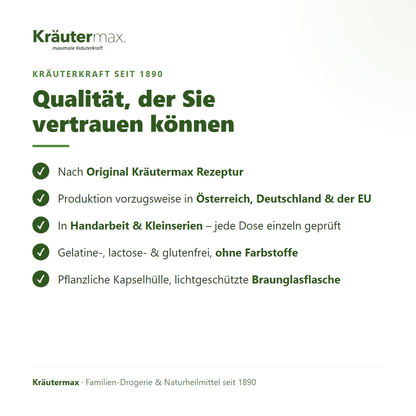 A bis Z Vitamine und Mineralstoffe Kapseln – Kräutermax Qualität: EU-Produktion, Handarbeit, seit 1890