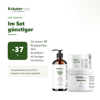 Olive 4er Set – Ihr Vorteil: 37 % sparen gegenüber Einzelkauf