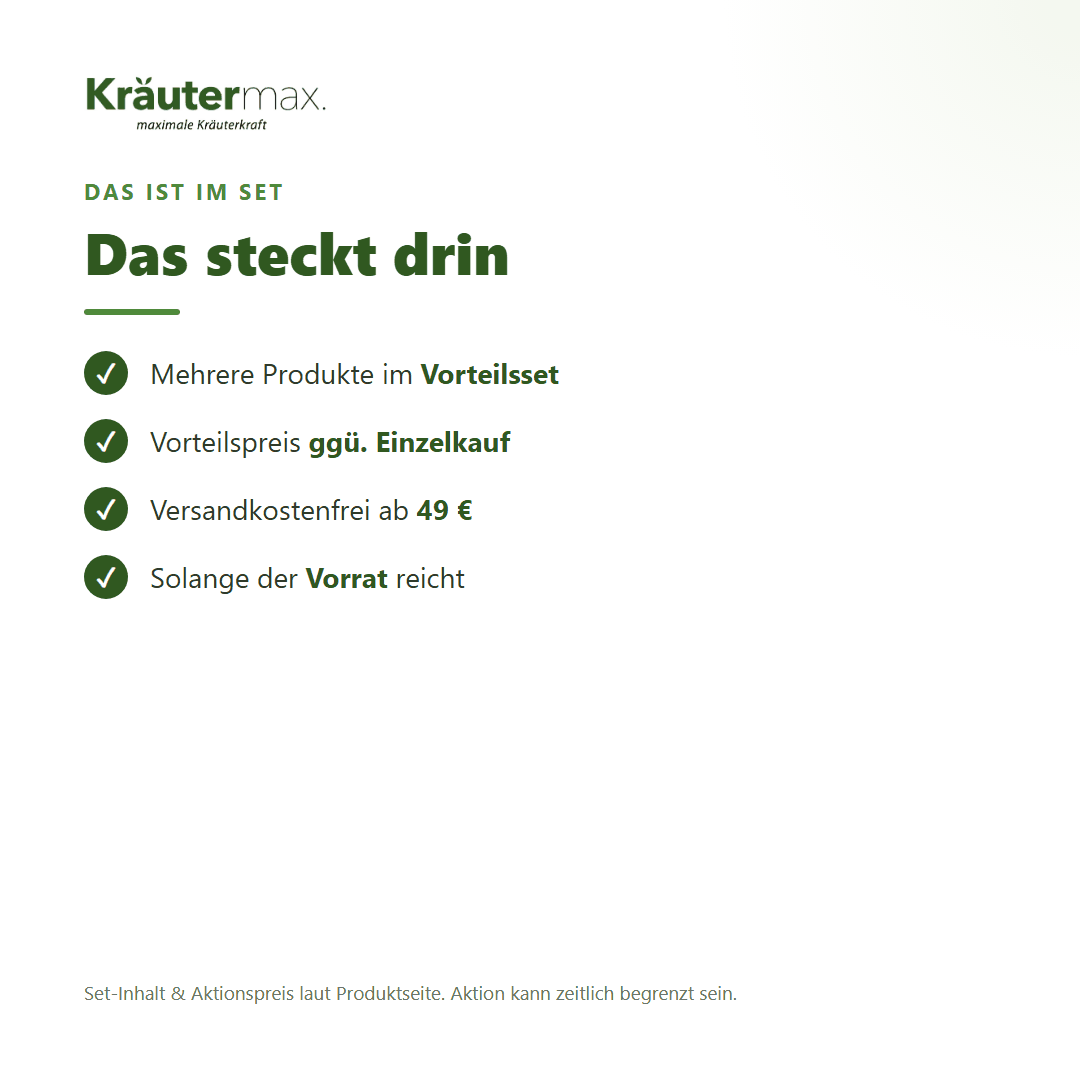 Olive 4er Set – Set-Inhalt und Vorteilspreis