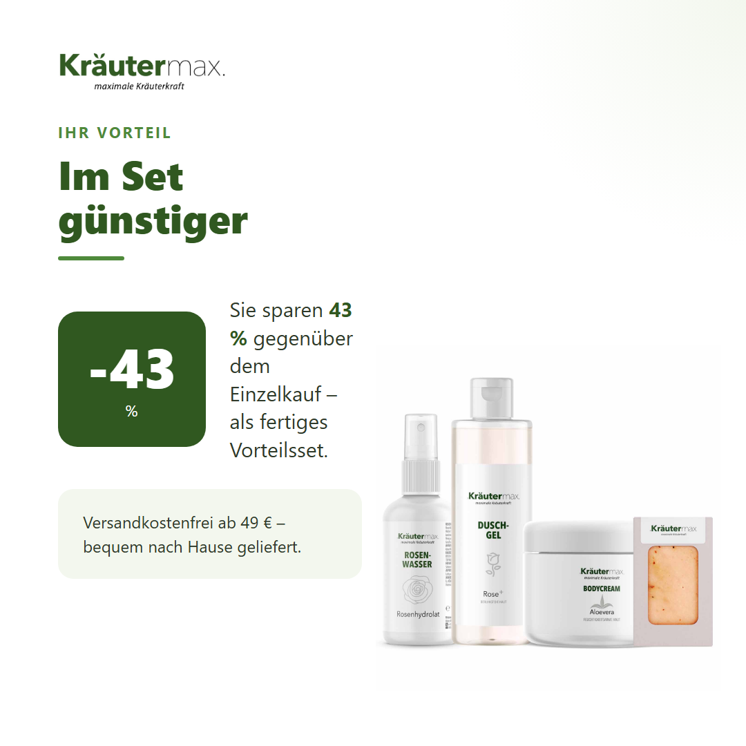 Rose Set 4P – Ihr Vorteil: 43 % sparen gegenüber Einzelkauf