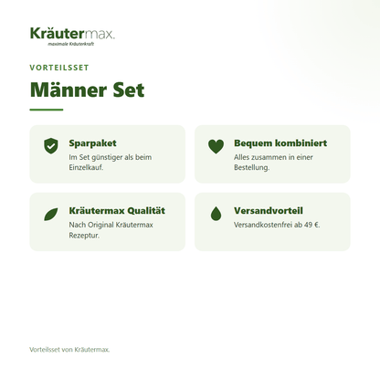 Männer Set von Kräutermax – Vorteilsset, im Set günstiger