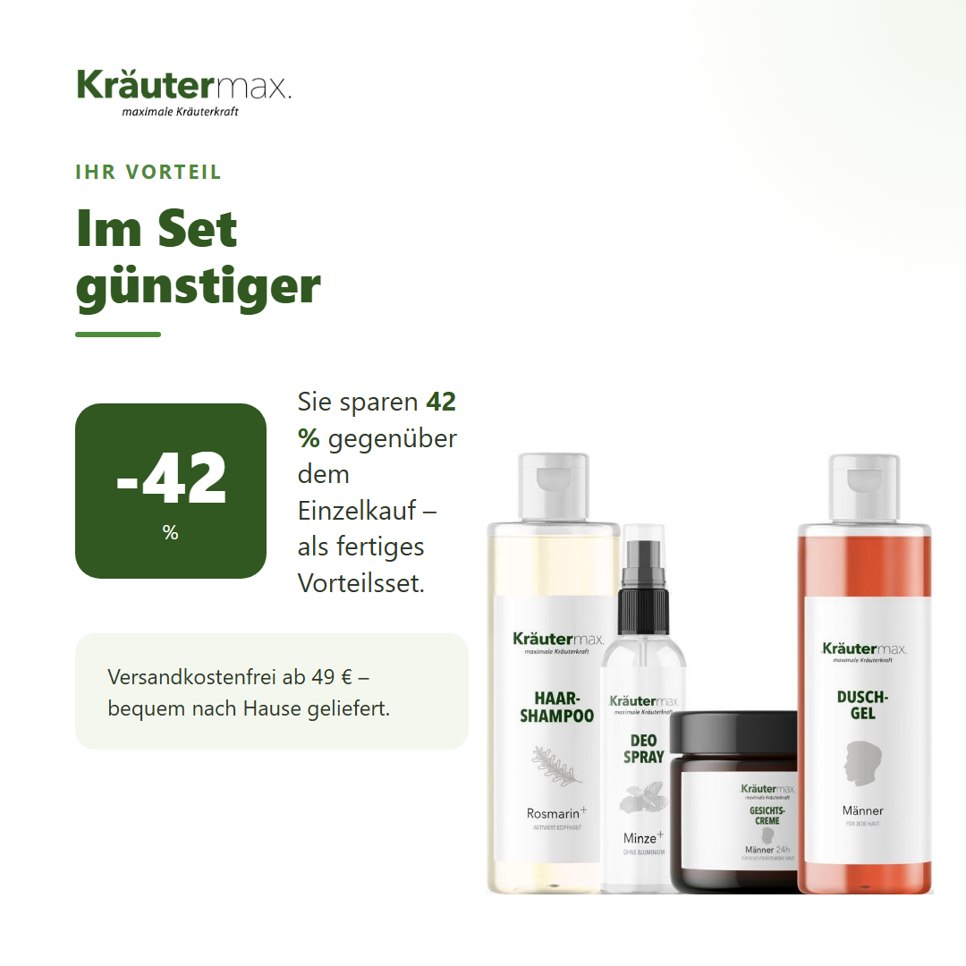 Männer Set – Ihr Vorteil: 42 % sparen gegenüber Einzelkauf
